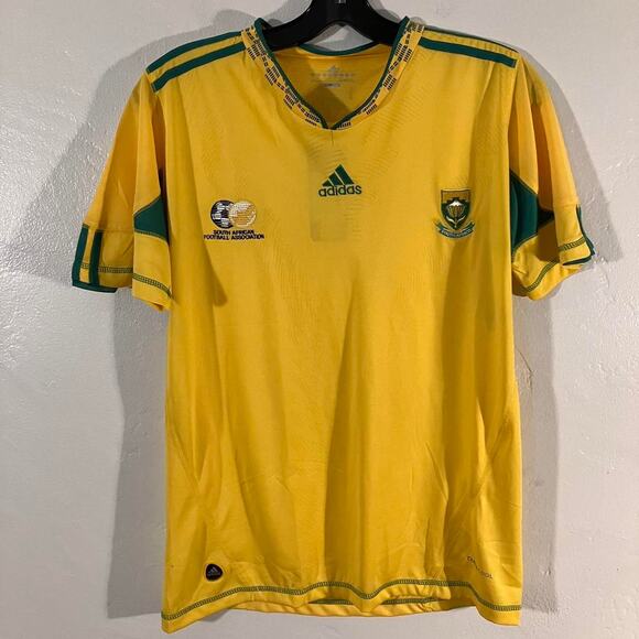 South African Football Association Adidas Soccer Football Jersey‎ NWT - Picture 1 of 6